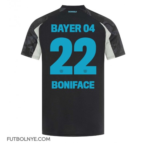 Camiseta Bayer Leverkusen Victor Boniface #22 Tercera Equipación 2024-25 manga corta